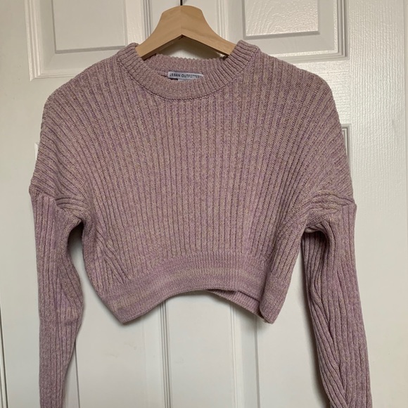 Pink Urban Outfitters Cropped Sweater - Picture 2 of 7